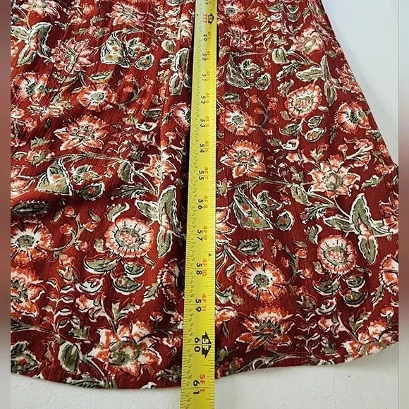 Wonderly Red Floral Maxi Dress - Picture 12 of 14